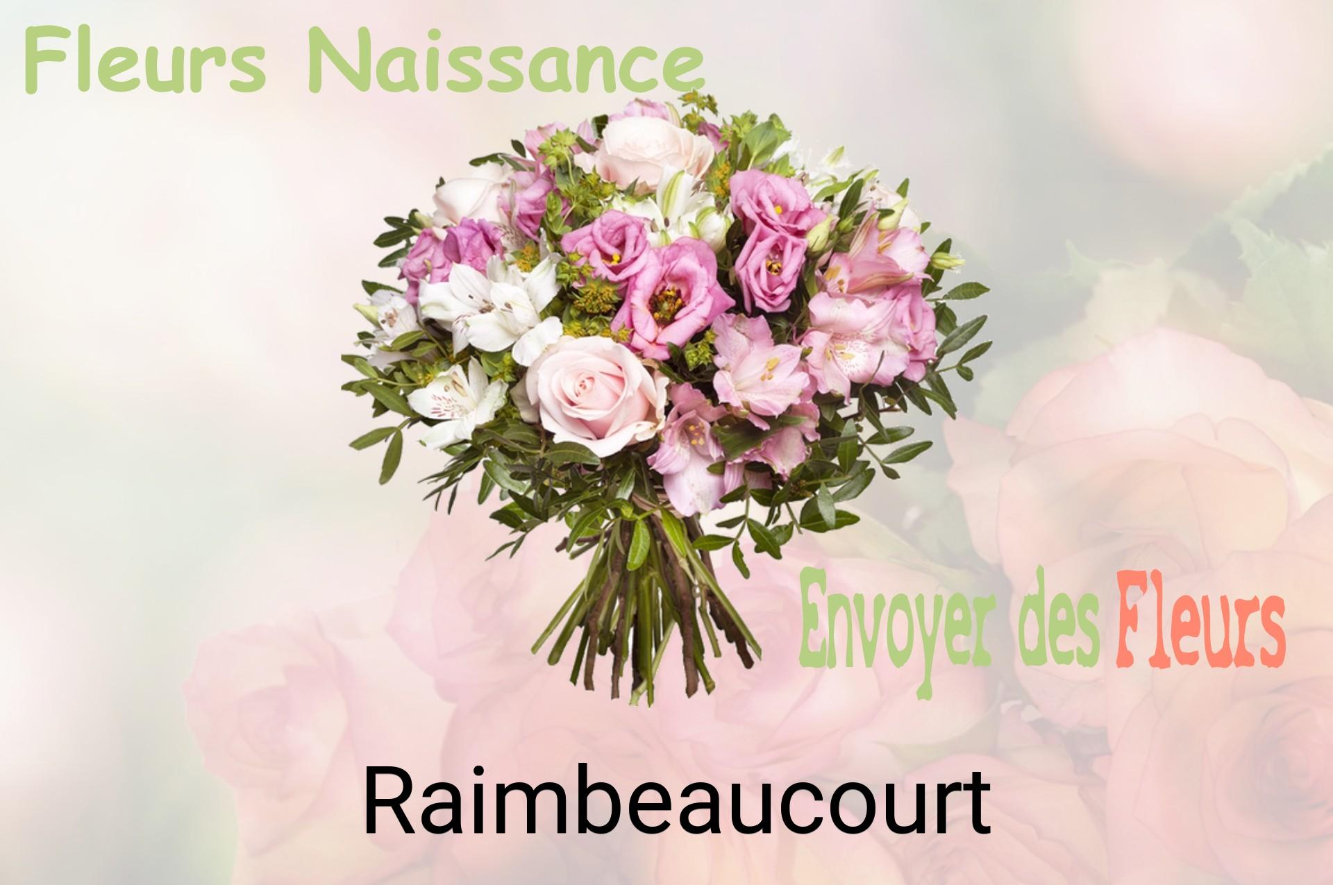 Bouquet de fleurs de naissance livré à Raimbeaucourt